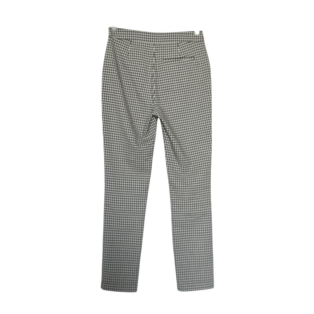 Sezane Black & White Houndstooth Cropped Pants View 5